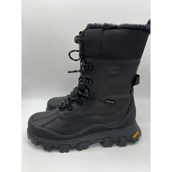 Ugg Adirondack Meridian Boot High Black Gore-Tex 1143839 Women's 8.5 - Picture 2 of 16